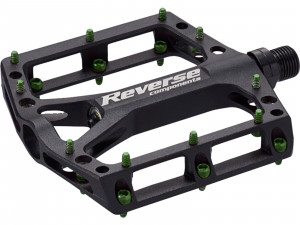 Pedale REVERSE Pedal Black ONE negru-verde deschis