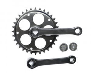 Pedalier copii din otel, 110mm, 32 dinti