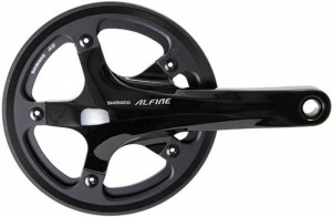 Pedalier Shimano Alfine FC-S501 45T brat 170mmCG single BB inclus negru