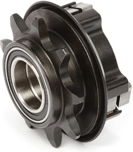 Pinion BSD Revolution 9T pentru Freecoaster, RHD/LHD, CrMo, Negru