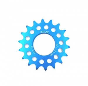 Pinion fix S-Shun SS-110LK(A) Alu.7075 CNC 18T albastru anodizat