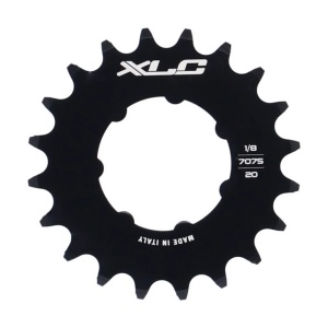 Pinion XLC single speed 1 1/8", 20t black track sprocket housing