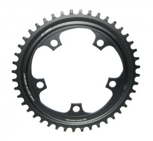 Placa pedalier Sram X-Sync 11V, 42T, aluminiu, negru, 110mm, BB30/GXP