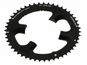 Placa pedalier Stronglight Ultegra 110mm OUTSIDE 51T, negru, CT, 11V