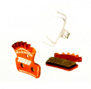 Placuta frana - ALLIGATOR - TB057, turbo cool semi metalic dual, tehnologie Thermguard, +arc, Avid Elixir nou, Trail, Sram Guide