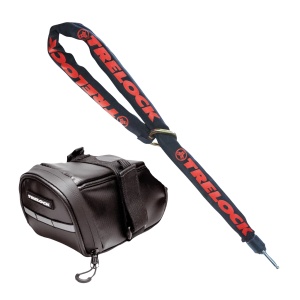 Plug-In Chain Trelock Zr 355 100Cm, 6Mm, Black, W/ Saddle Bag