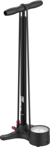 Pompa de podea Lezyne Sport HP Floor Drive, 220 psi, manometru analog, Negru