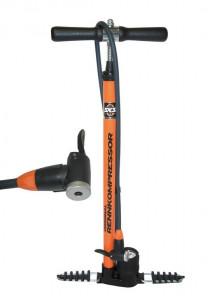 Pompa podea Racing SKS Metall orange cu E.V.A.-valve head