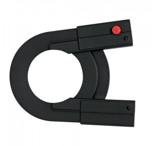 rear section chainguard Heb. Chainglider black, for div. pinions, 18-22 sprockets