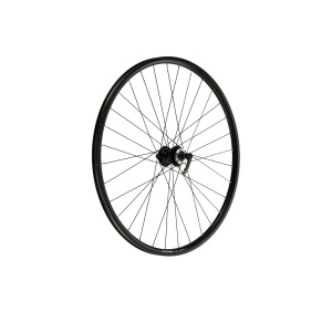 Roata fata 28" KROSS UNI QR, Tapered Rim, Disc D/B, Negru