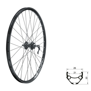 Roata Fata KLS DRAFT DSC 27,5", Negru
