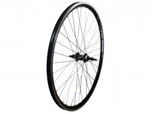 Roata spate Remerx 26' Grand Rock neagra/butuc Bitex cu filet ax cu piulite