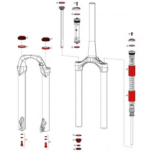 RockShox Service Kit Full for X30 Coil B1 2016