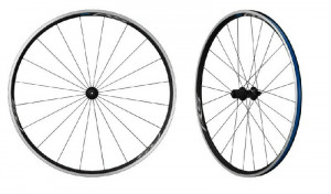 Roti Shimano WH-RS100, Fata & Spate, 20H/24H, pt. 10/11 vit., old 100/130mm