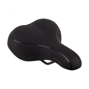 Șa Force Comfort Gel Lady, 245 x 180 mm, șine oțel, negru