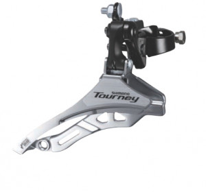 Schimbator fata Shimano Tourney FD-TY300 triplu 34.9mm 42T CS66-69 50mm