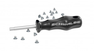 Scula de introdus pini si 50 pini pentru anvelope Schwalbe