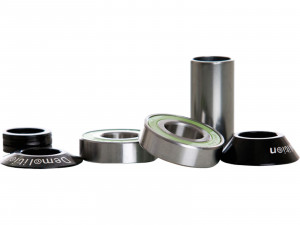 Set butuc pedalier19mm flat black