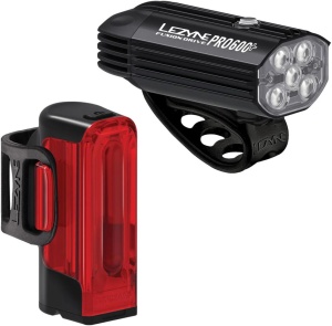 Set lumini LED Lezyne Fusion Drive Pro 600+ / Strip Drive 300+
