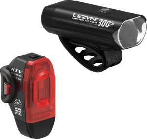 Set lumini Lezyne LED Pair Micro Drive 300+ StVZO / KTV Drive StVZO