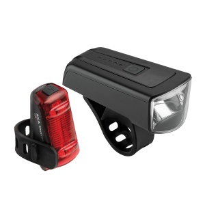 Set Lumini USB AXA Dwn 70 Fata/Spate, Negru