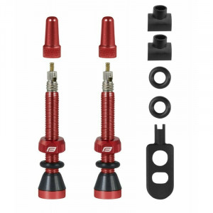 Set Valve Tubeless Force 2xFv 44mm Rosii