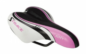 Sezut Strace Kelly, pentru copii, 245x150mm, negru/alb/roz