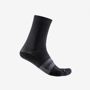 Sosete Castelli Espresso W 12 de dama, Negru