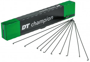 Spite DT Swiss Champion M 2x296mm 100 pcs., black, Niro, w/o nipple
