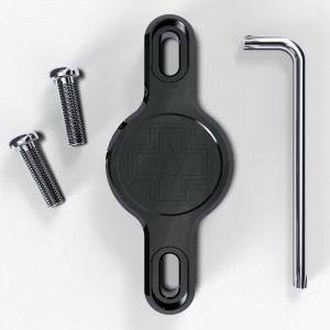 Suport Apple AirTag pentru cadru Muc-Off Secure Tag Holder V2 Negru
