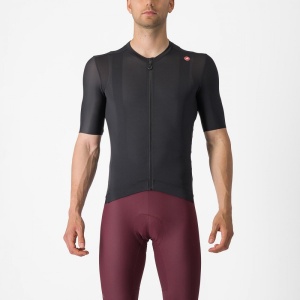 Tricou cu maneca scurta Castelli Espresso, Negru