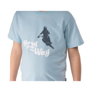 Tricou CUBE Organic T-shirt Rookie Shred Blue