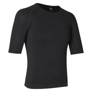 Tricou GripGrab PACR Spring-Autumn Short Sleeve Base Layer, Black