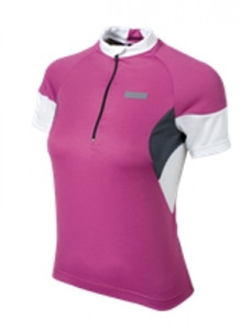 Tricou Shimano insert pentru femei maneca scurta negru/alb