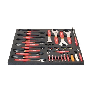 Unior SET3-2600AC Set Scule Pentru Roti 40 Piese Rosu