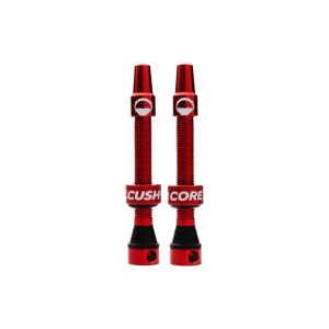 Valvă tubeless Cush Core Presta, 55mm, Rosu