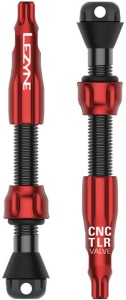 Valvă tubeless Presta CNC Pro Lezyne, 44 mm, rosu