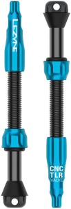 Valvă tubeless Presta CNC Pro Lezyne, 60 mm, Albastru