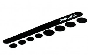 XLC chainstay prot. set CP-N03 carbon, black