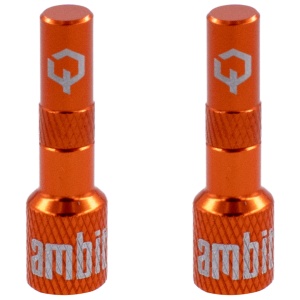 Ambit Tubeless Valve Adapters Realm Orange