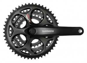 Angrenaj Pedalier Shimano Fc-A073, 50x39x30T, brat 170mm, pt. 7/8V, pe spate
