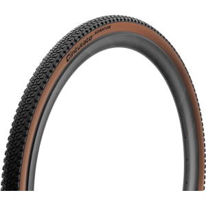 Anvelopa pliabila PIRELLI Cinturato Adventure Classic, 45-622, ProWALL Gravel, 60 PROCompound Gravel, tan-wall, TLR, Negru/Maro