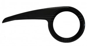 Aparatoare pedalier Hebie negru pentru 42T, stanga, 210 mm, pentru schimbator