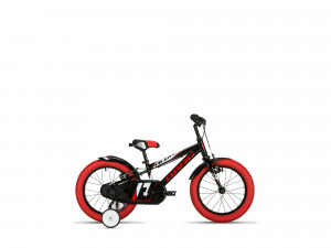 Bicicleta copii Drag 16 Alpha - negru rosu