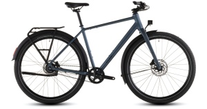 Bicicleta Cube EDITOR PRO FE, Mineralblue CHROME, 2026 - 28"