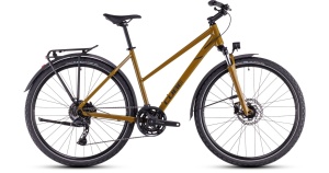 Bicicleta CUBE, NATURE PRO Allroad Trapeze, WillowGreen BLACK 2025 - 28"