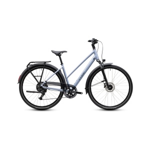 Bicicleta Cube Touring, ONE Trapeze, Silverblue Reflex 2027 - 28"