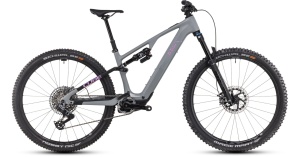 Bicicleta Electrica CUBE AMS Hybrid ONE44 C:68X TM 400X 29, Swampgrey PURPLEREFLEX, 2025 - 29"