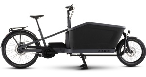 Bicicleta Electrica Cube CARGO HYBRID COMFORT SLX 800, Stonegrit BLACK, 2026, One Size - 26"