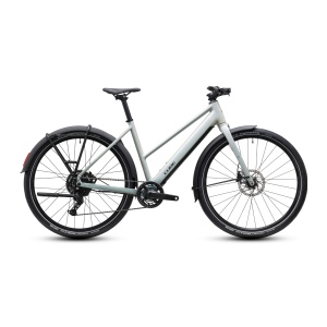 Bicicleta Electrica Cube Editor, Hybrid ONE 360 Fe Trapeze, Glintsand Black 2027 - 28"